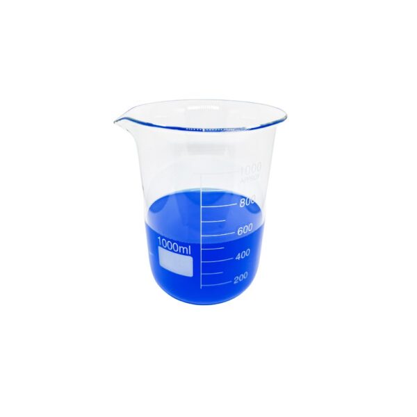 Béquer (Becker) Forma Baixa Graduado Vidro Boro 3.3 1000mL