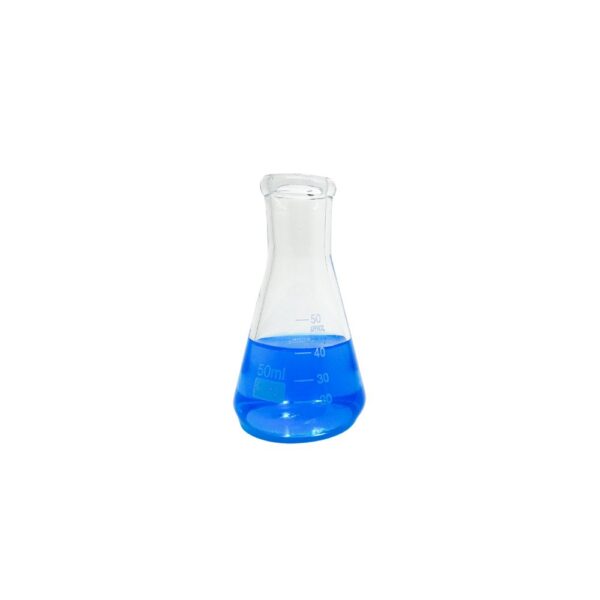 Erlenmeyer Graduado Boca Estreita Boro 3.3 50mL